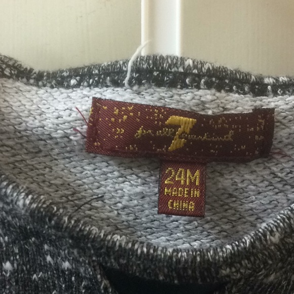 7 For All Mankind shirt/Gap elastic Sz 2Tpants - Picture 4 of 11